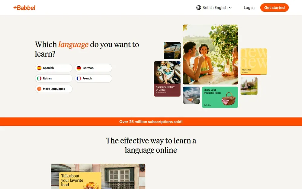 Babbel — Language courses built around short lessons and real conversations.