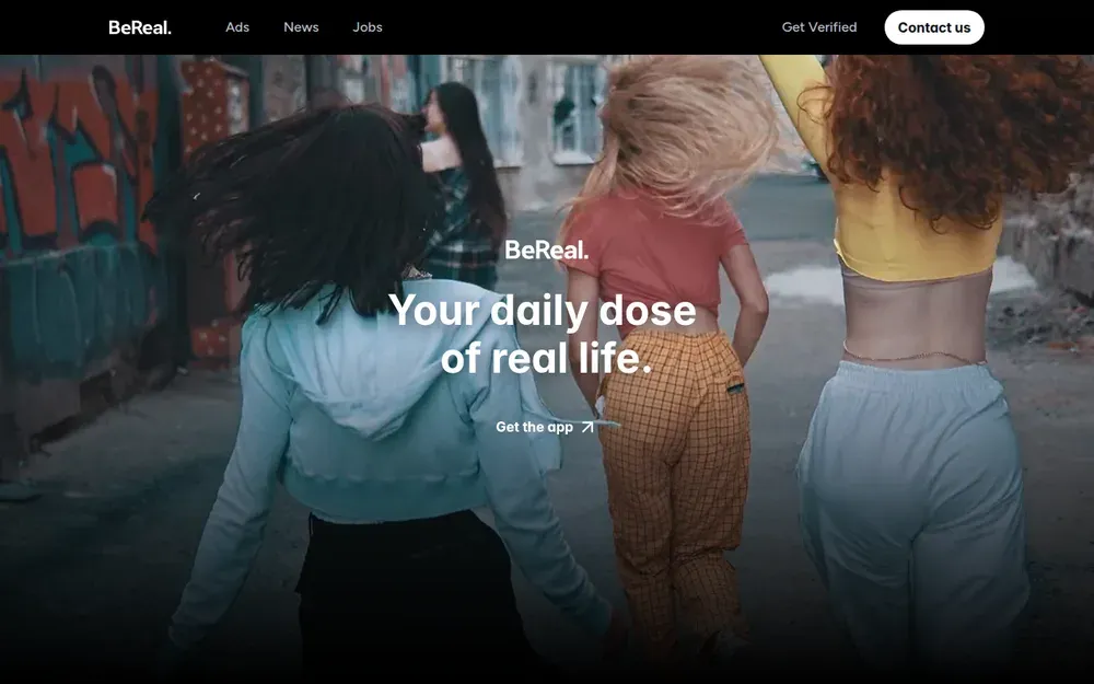BeReal — One unfiltered photo a day, taken when the app says so and shared with friends.