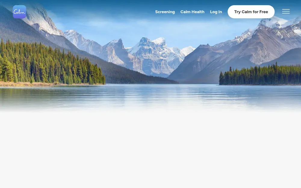 Calm — Guided meditations, sleep stories, breathing exercises and calming music.