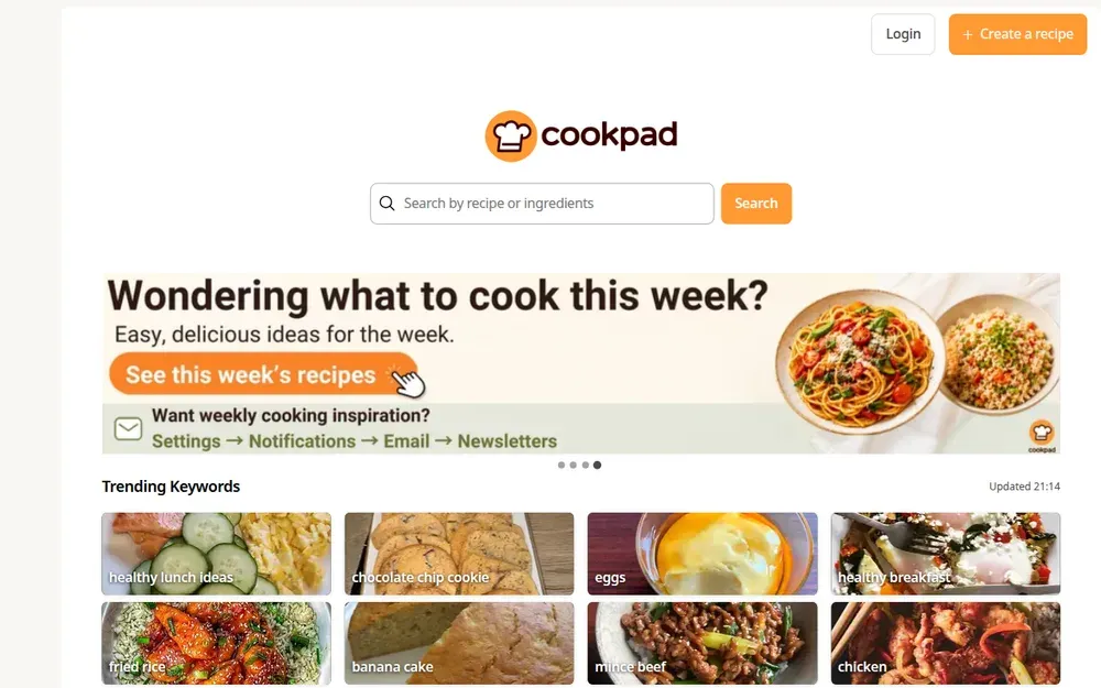 Cookpad — A platform where home cooks share their own recipes and post a photo when they cook someone else's.