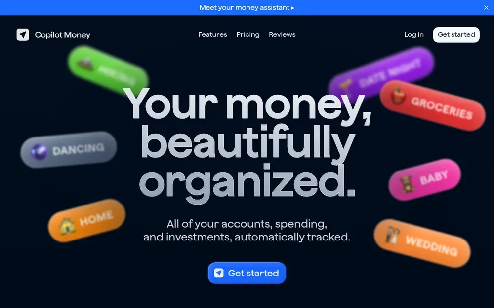 Copilot Money — Pulls all your accounts into one view and tracks spending, subscriptions and investments.