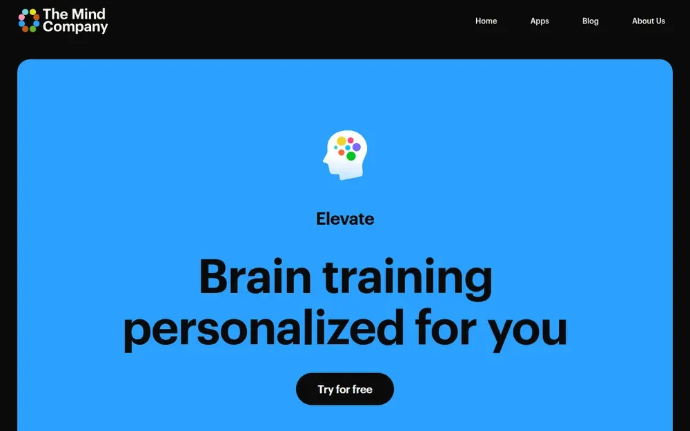 Elevate — Daily brain-training games for writing, reading, maths, memory and speaking.
