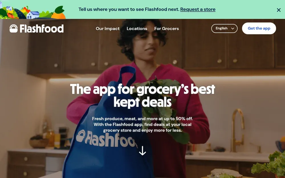 Flashfood — Discounted groceries close to their best-before date, bought in the app and collected in store.