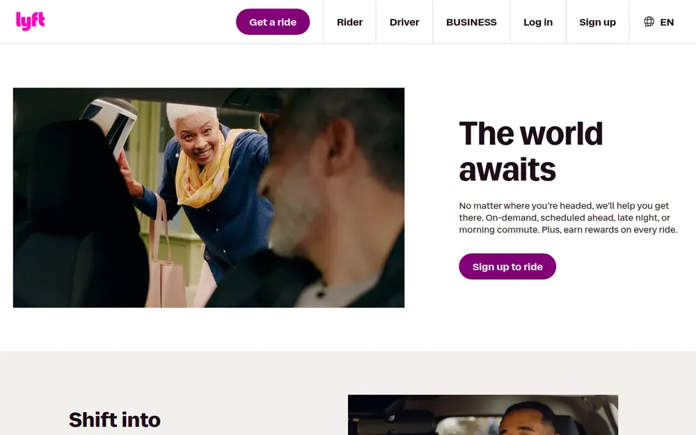 Lyft — A ride-hailing app in the United States and Canada, with shared rides, bikes and scooters in some cities.