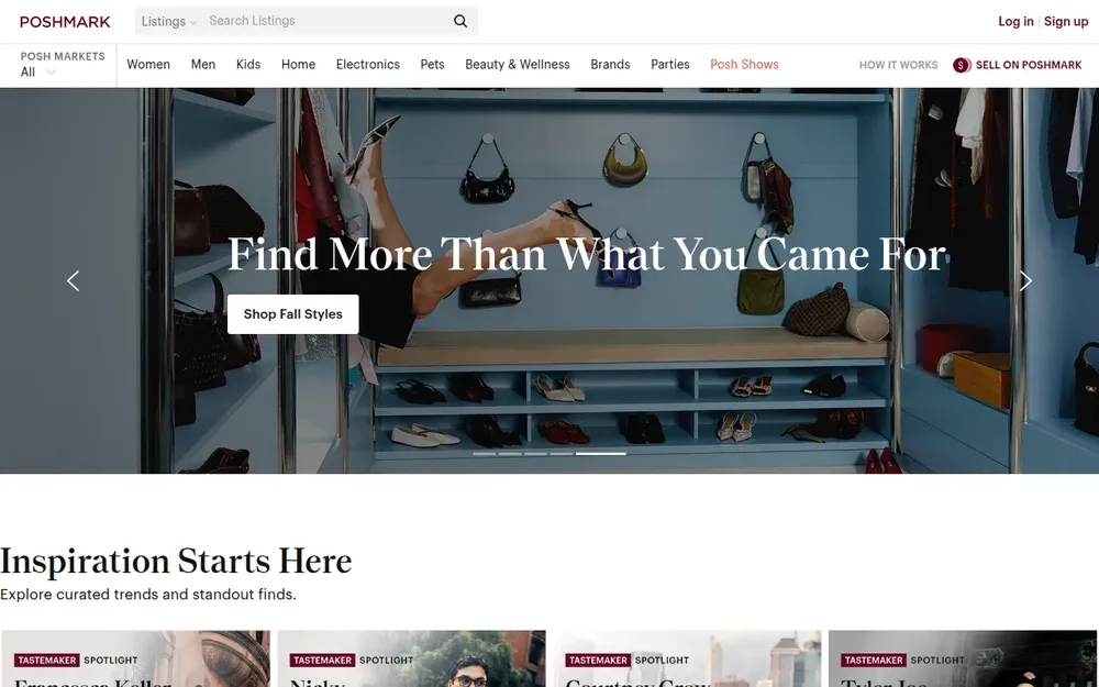 Poshmark — A social marketplace for selling clothes from your own wardrobe.