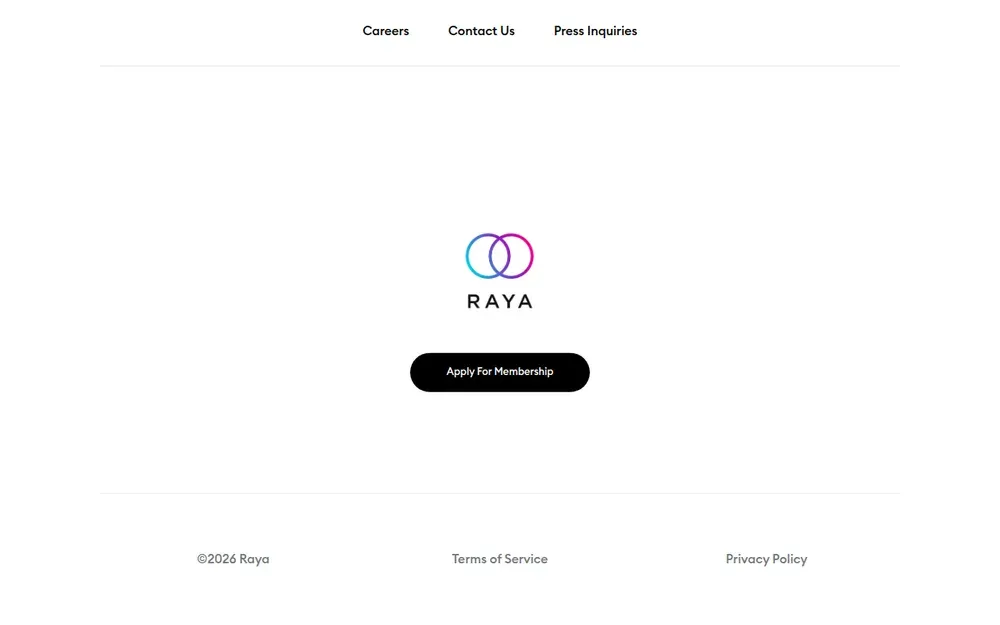 Raya — A members-only dating and networking app where every applicant is reviewed before joining.