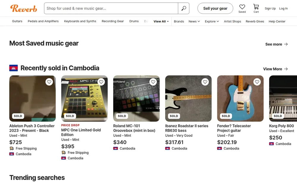 Reverb — A marketplace for new, used and vintage musical instruments and gear.