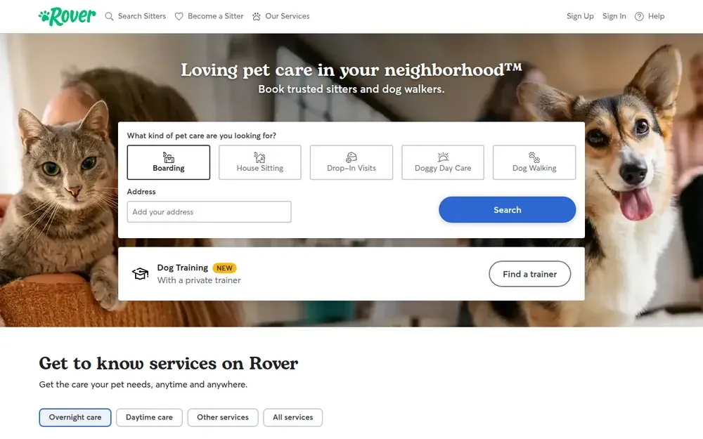 Rover — Find and book local pet sitters, dog walkers and boarding.