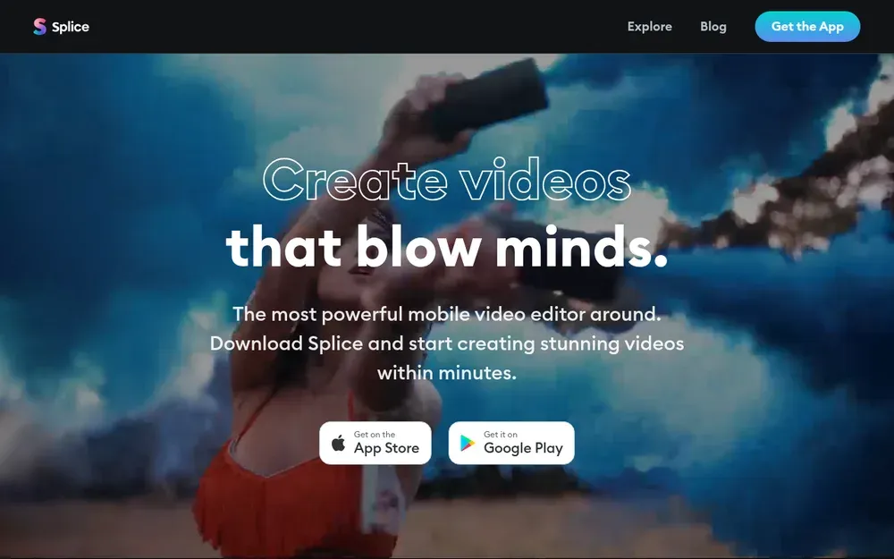 Splice — A simple video editor for phones with trimming, transitions, text and a music library.