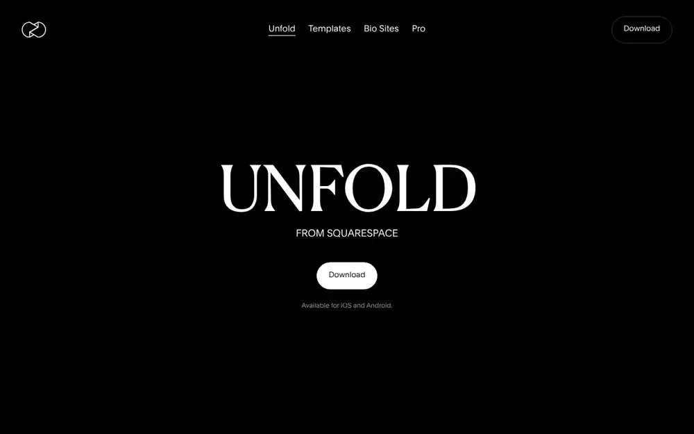 Unfold — Story and post templates that give a social feed a consistent designed look.