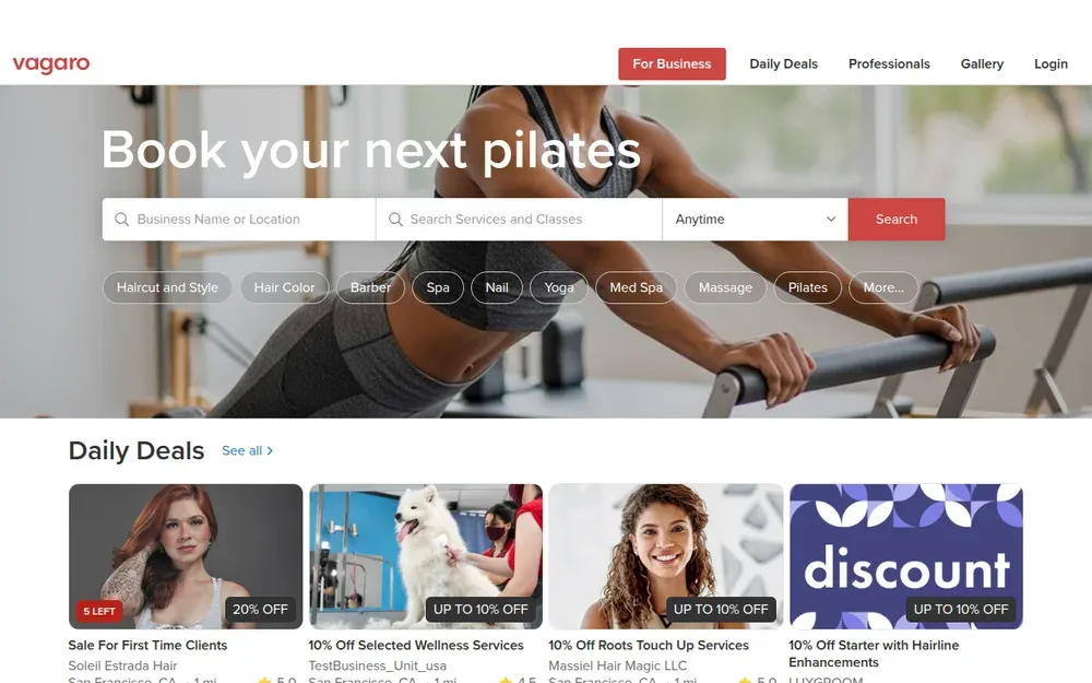 Vagaro — Scheduling, payments and marketing for salons, spas and fitness businesses in one system.